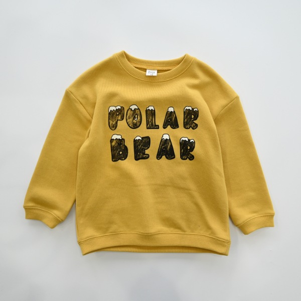 【25FW】シロクマ トレーナー / マスタード