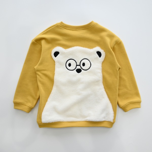 【25FW】シロクマ トレーナー / マスタード