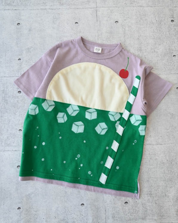 【ニコフラート】クリームソーダＴシャツ / ラベンダー