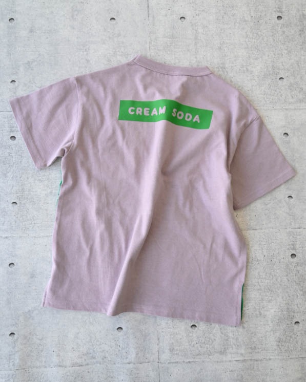 【ニコフラート】クリームソーダＴシャツ / ラベンダー