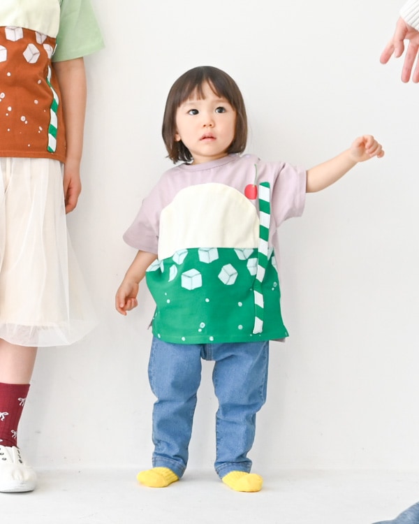 【ニコフラート】クリームソーダＴシャツ / ラベンダー