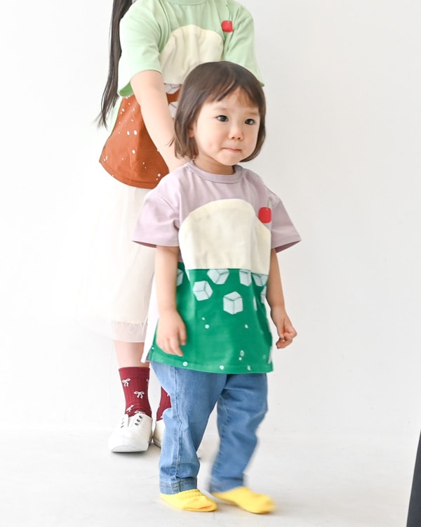 【ニコフラート】クリームソーダＴシャツ / ラベンダー