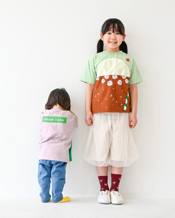【ニコフラート】クリームソーダＴシャツ / ラベンダー