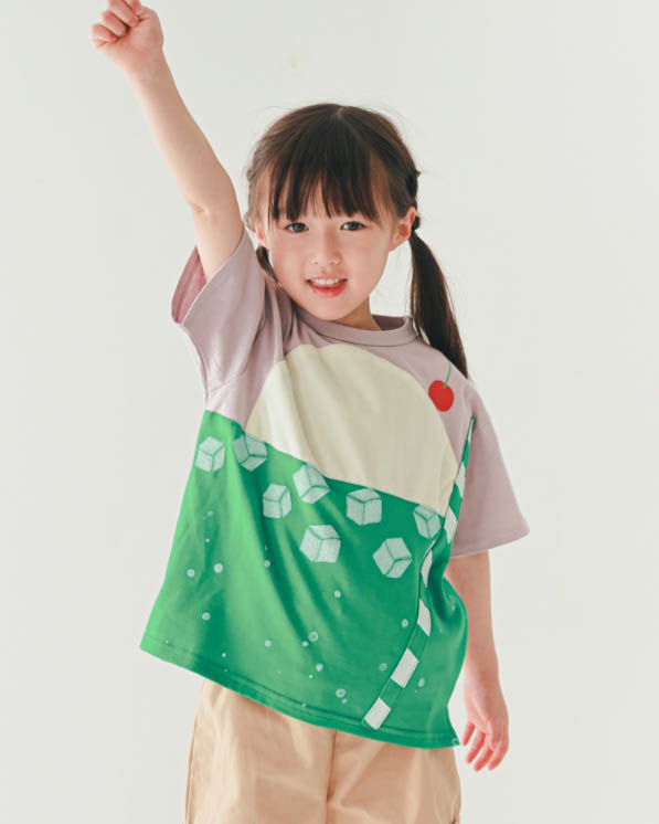 【ニコフラート】クリームソーダＴシャツ / ラベンダー