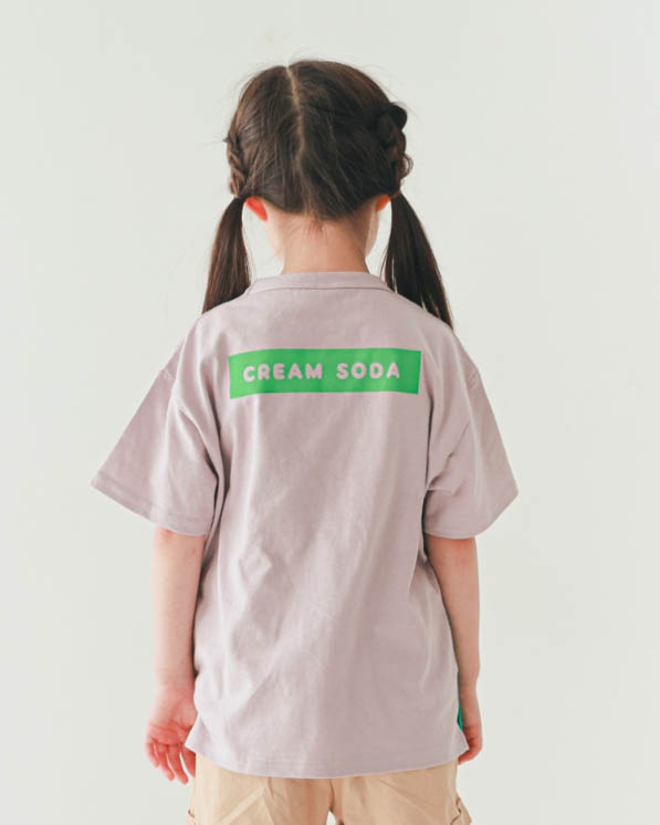 【ニコフラート】クリームソーダＴシャツ / ラベンダー