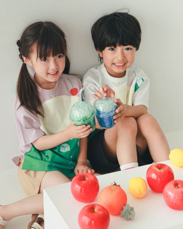 【ニコフラート】クリームソーダＴシャツ / ラベンダー