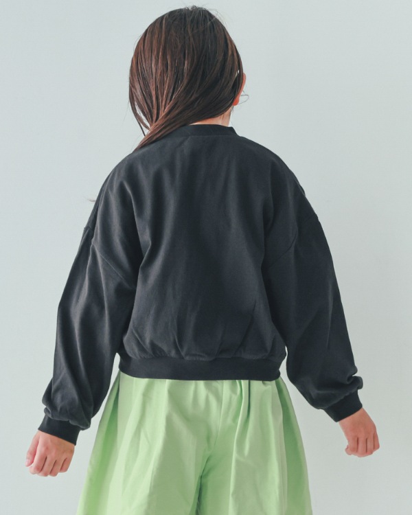 【エヌエイチティー】ドルマンショートカーディガン / ブラック