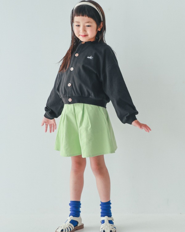 【エヌエイチティー】ドルマンショートカーディガン / ブラック