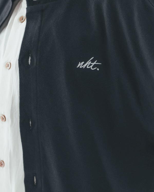 【エヌエイチティー】ドルマンショートカーディガン / ブラック