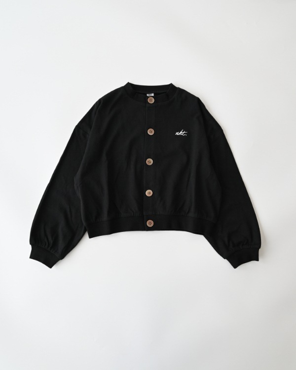 【エヌエイチティー】ドルマンショートカーディガン / ブラック