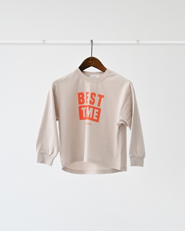 【フォブ】BEST TIME L/S Tシャツ / サンド