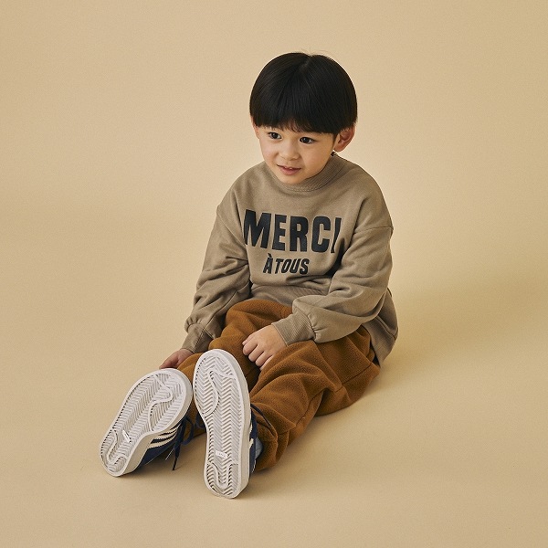 【25FW】MERCI ビッグトレーナー / グレージュ