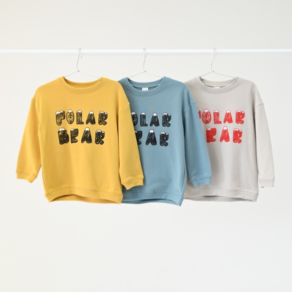 【25FW】シロクマ トレーナー / ブルー