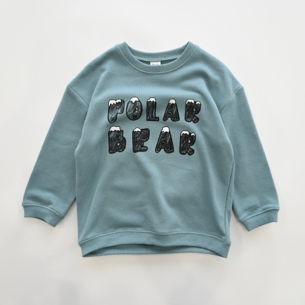 【25FW】シロクマ トレーナー / ブルー