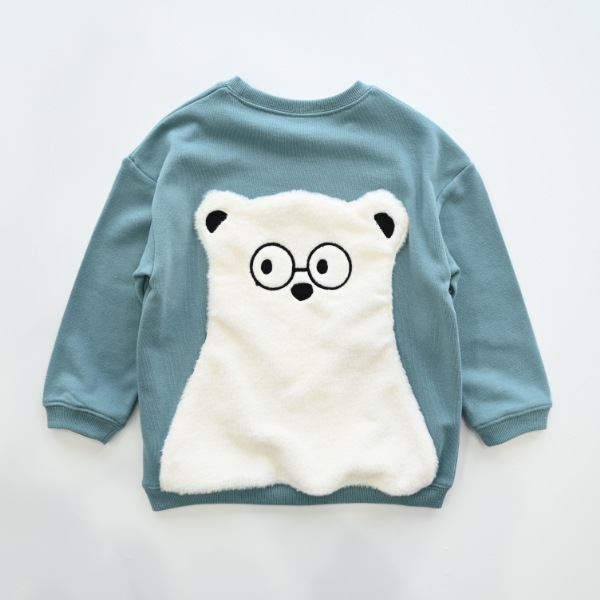 【25FW】シロクマ トレーナー / ブルー