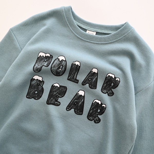 【25FW】シロクマ トレーナー / ブルー