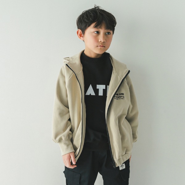 【25FW】ジップ パーカー / サンド