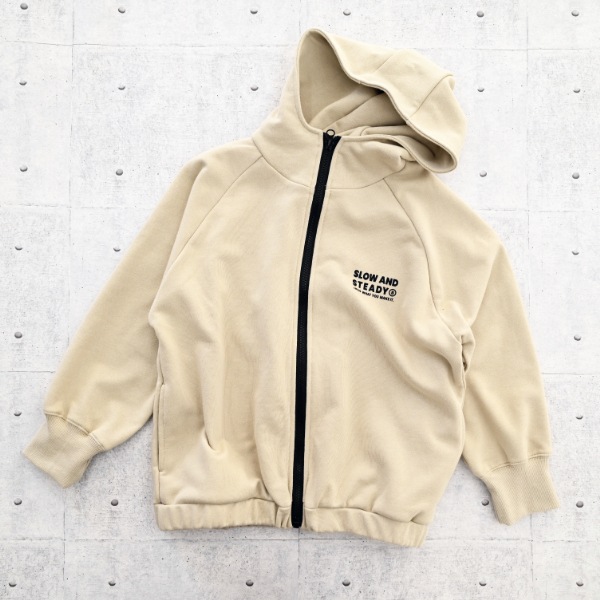 【25FW】ジップ パーカー / サンド