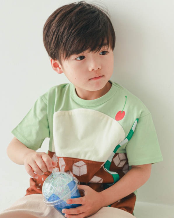 【ニコフラート】クリームソーダＴシャツ / グリーン