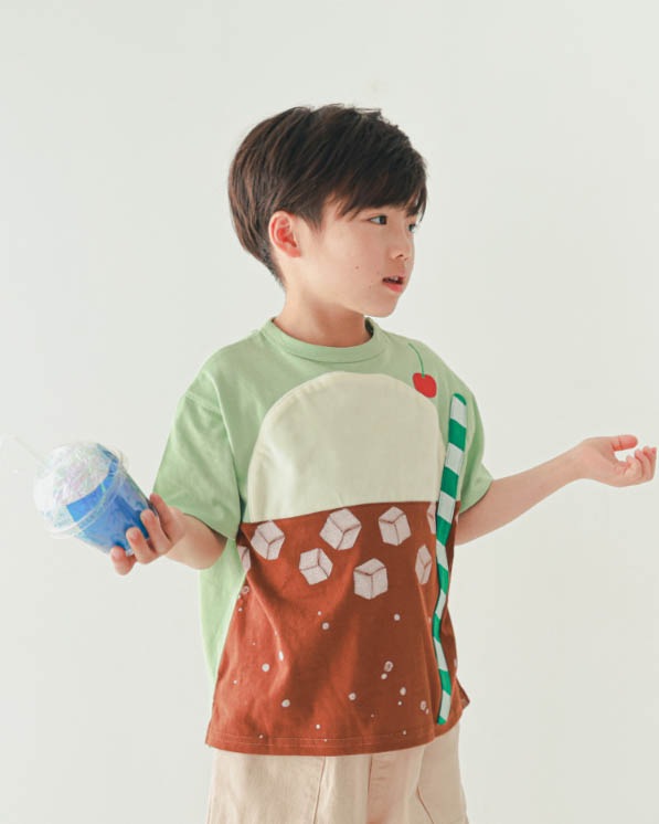 【ニコフラート】クリームソーダＴシャツ / グリーン