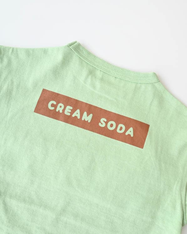 【ニコフラート】クリームソーダＴシャツ / グリーン