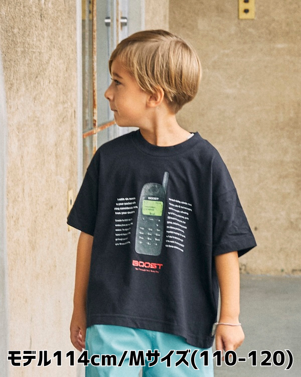 【ブーストック】B/S PHONE Tシャツ / ブラック