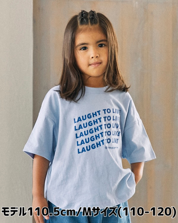 【ジェネレーター】LAUGHT Tシャツ / サックス