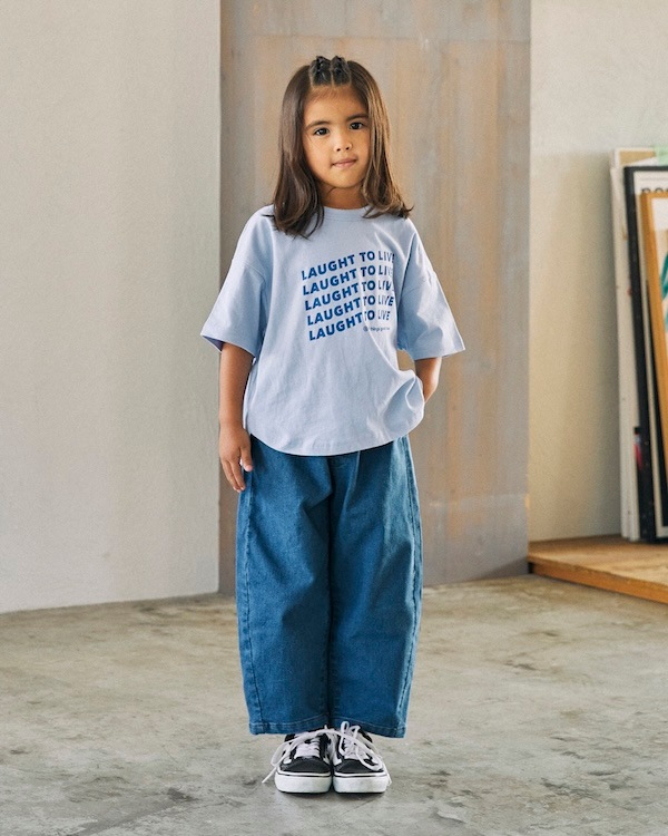【ジェネレーター】LAUGHT Tシャツ / サックス