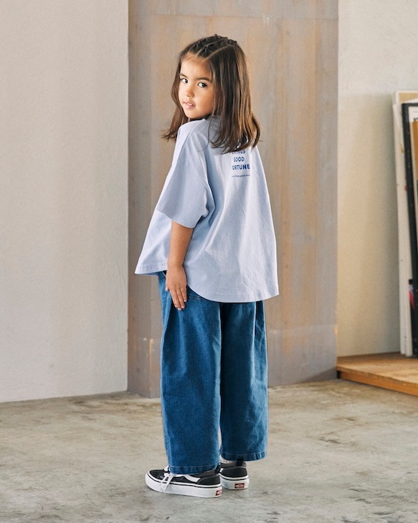 【ジェネレーター】LAUGHT Tシャツ / サックス