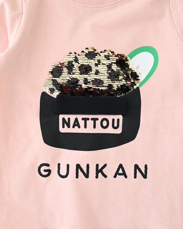 【チークルーム】いくら ロングTシャツ / ピンク
