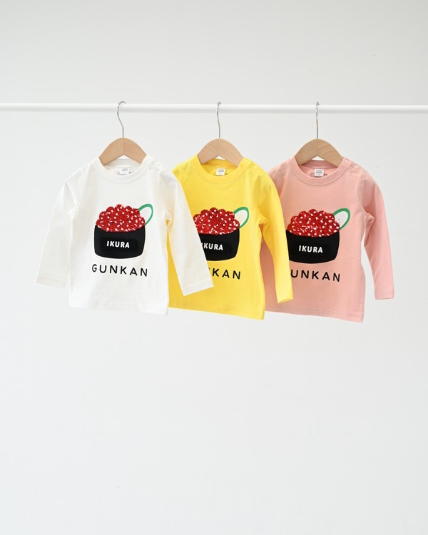 【チークルーム】いくら ロングTシャツ / ピンク