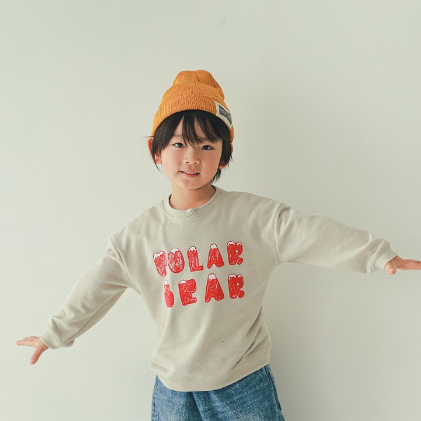 【25FW】シロクマ トレーナー / グレー