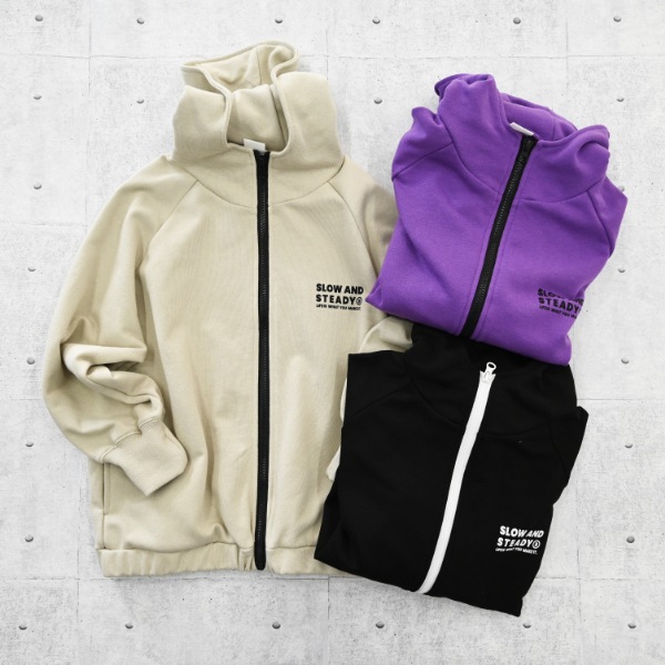 【25FW】ジップ パーカー / パープル