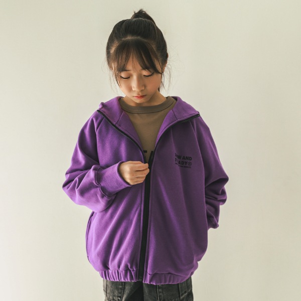 【25FW】ジップ パーカー / パープル