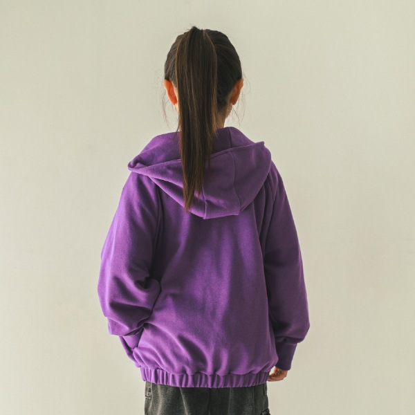 【25FW】ジップ パーカー / パープル