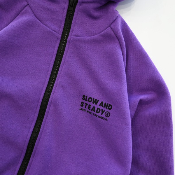 【25FW】ジップ パーカー / パープル