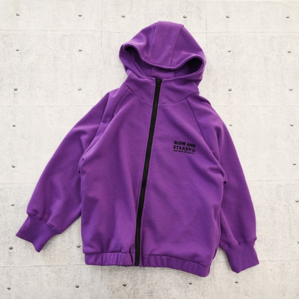【25FW】ジップ パーカー / パープル