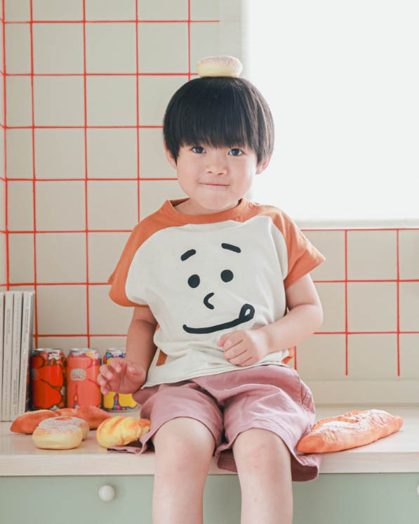 【26PS】食パンTシャツ / キャメル
