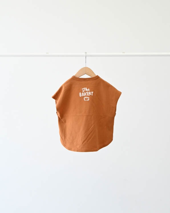 【26PS】食パンTシャツ / キャメル