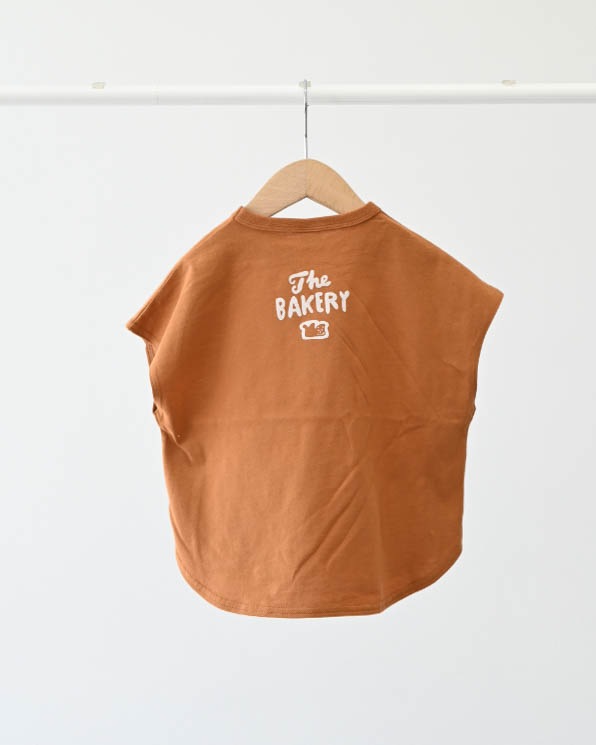 【26PS】食パンTシャツ / キャメル