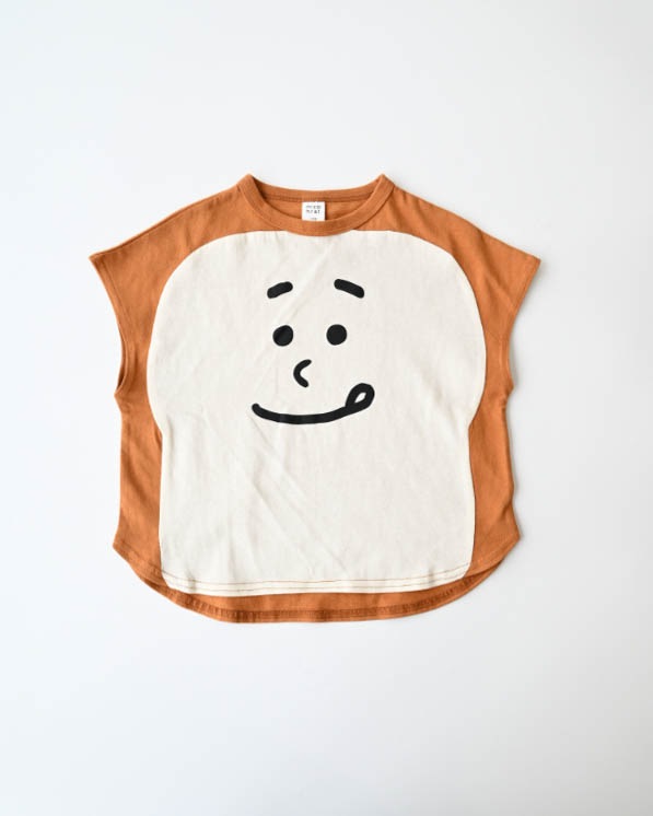 【26PS】食パンTシャツ / キャメル