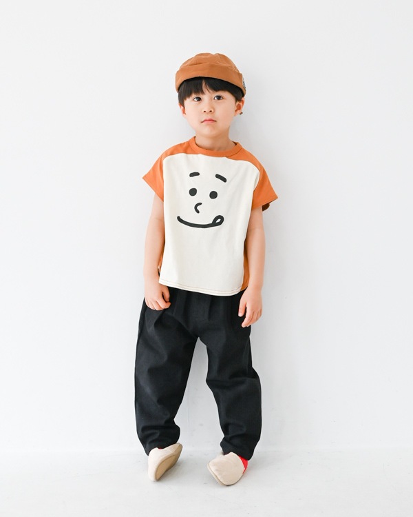 【ニコフラート】食パンＴシャツ / キャメル