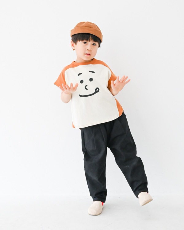 【ニコフラート】食パンＴシャツ / キャメル