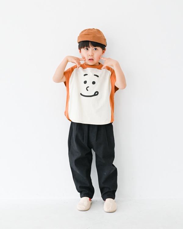【ニコフラート】食パンＴシャツ / キャメル