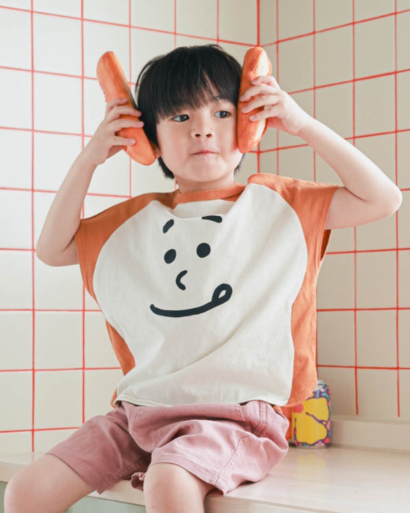 【26PS】食パンTシャツ / キャメル