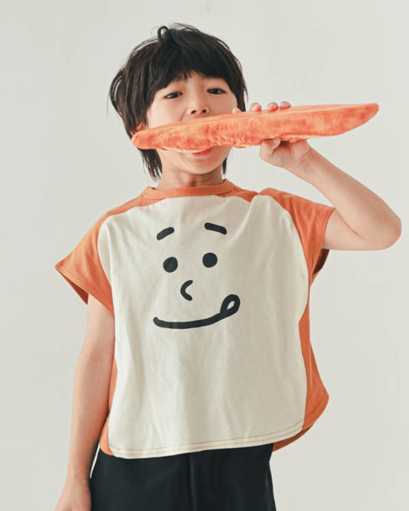 【26PS】食パンTシャツ / キャメル