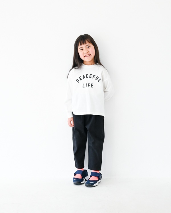 【フォブ】PEACEFUL LIFE L/S Tシャツ / ホワイト