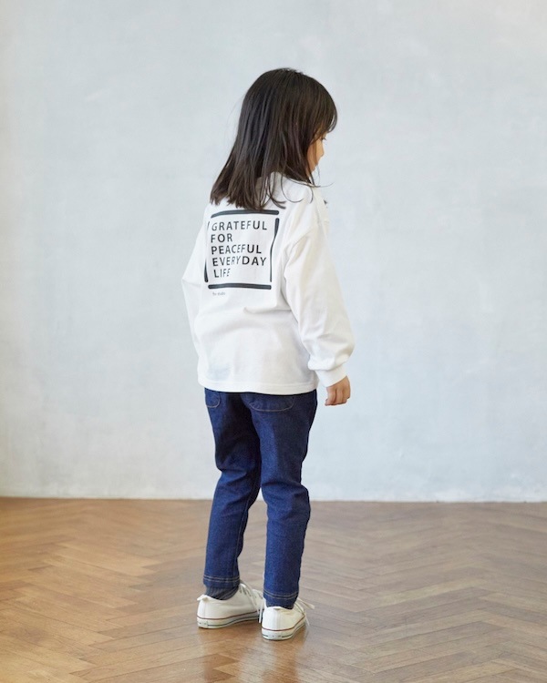 【フォブ】PEACEFUL LIFE L/S Tシャツ / ホワイト