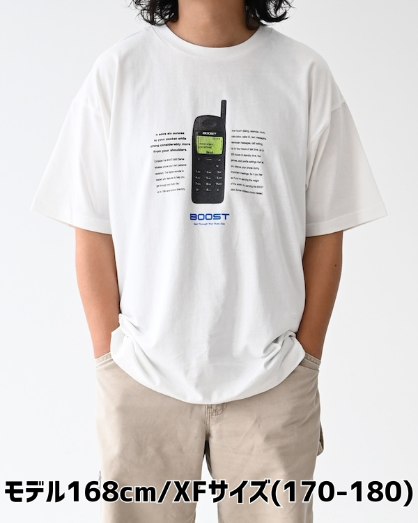 【ブーストック】B/S PHONE Tシャツ / ホワイト