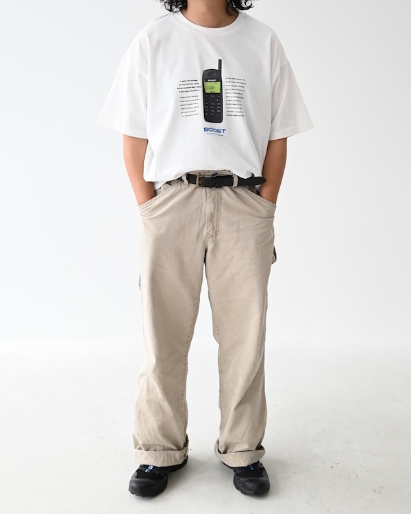 【ブーストック】B/S  PHONE Tシャツ / ホワイト